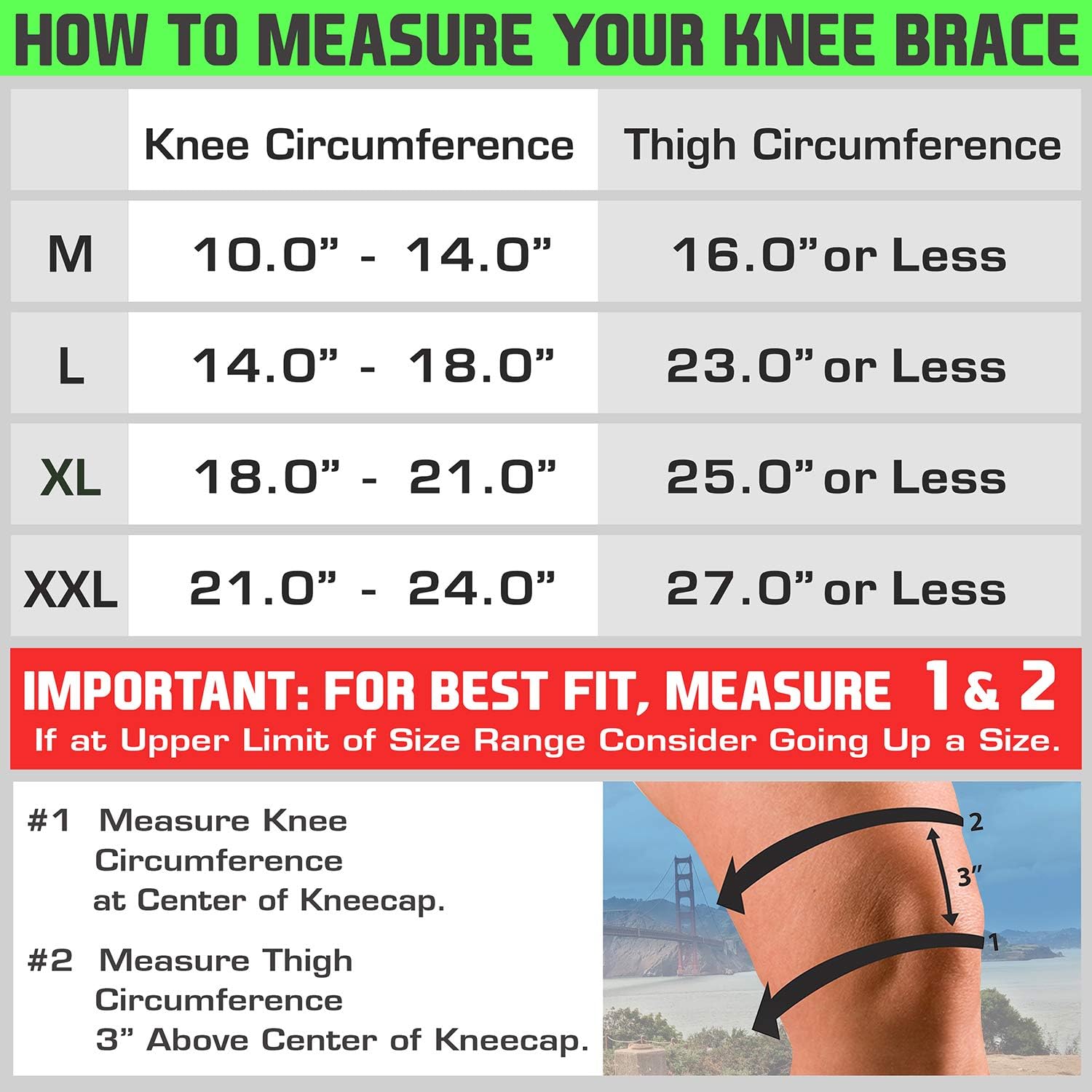 TechWare Pro Knee Brace Support - Relieves ACL, LCL, MCL, Meniscus Tear, Arthritis, Tendonitis Pain. Open Patella Dual Stabilizers Non Slip Comfort Neoprene. Adjustable Bi-Directional Straps - 4 Sizes: Sports & Outdoors