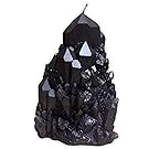 ABUNDANCE QUARTZ CRYSTAL Candle in Smokey Quartz (black)