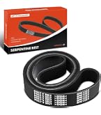 A-Premium Serpentine Drive Belt - Compatible With Ford, Jeep, Dodge, Chevy & More Vehicles