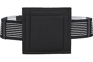 DIABELT G Tube Holder Peritoneal Dialysis Catheter Belt to Secure Medical Feeding Tubes Gastrostomy Gtube PEG J Tube with Larger 6" Square Sponge Pouch Pad Accessories for Adults Women Men Black