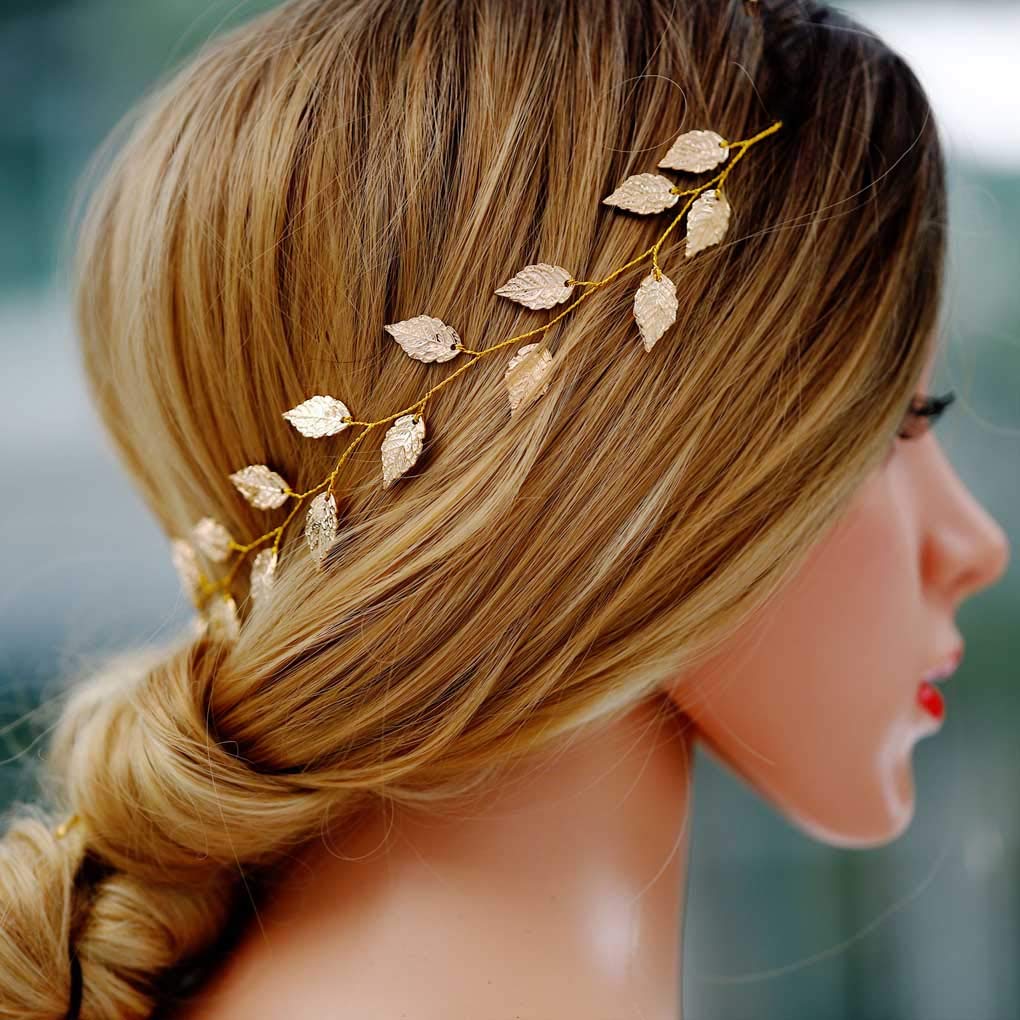 Yean Wedding Hair Comb Leaf Hair Comb Bridal Leaves Hair