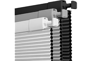 HOTSOON No Drill No Tools Blackout Cellular Shades Cordless Honeycomb Blinds Easy to Install Thermal Insulated Noise Reductio