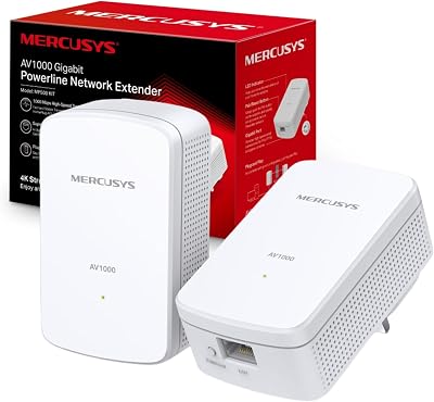 MERCUSYS MP500KIT Powerline Adapter Kit AV1000 Gigabit Ethernet HomePlug AV2