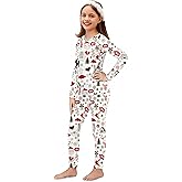 Arshiner Thermal Underwear for Kids Long Johns Girls Base Layer Top and Bottom Set