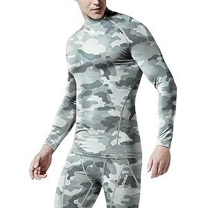 TESLA 長袖ハイネック スポーツシャツ [UVカット・吸汗速乾]