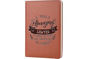 WHLBHG Lawyer Gift Leather Notebook She Believed She Could So She Did Leather Notebook Law School Graduation Gifts Future Lawyer Gifts Birthday Appreciation Retirement Gift (A Truly amazing lawyer)