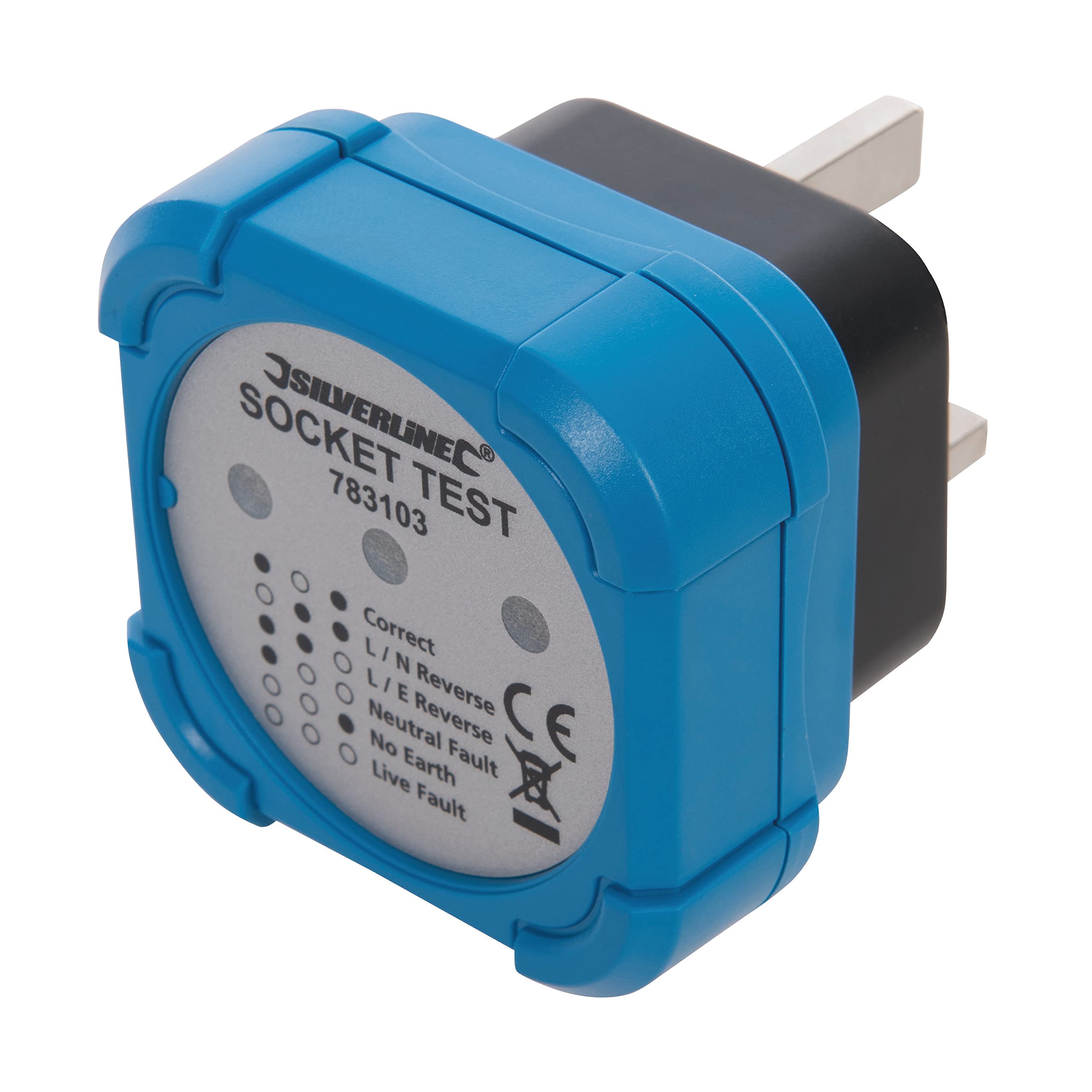 Silverline Socket Tester 13A UK (783103)