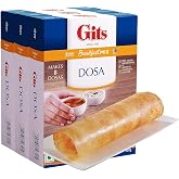 Comlinks LLC Gits Instant Mix Box - 600gm (Pack of 3 x 200gm) | Ready to Cook Indian Breakfast/Lunch/Dinner/Snack Meal | No Artificial Colors,Flavors,Preservatives,100 percent Vegetarian,Easy Recipe (Dosa)