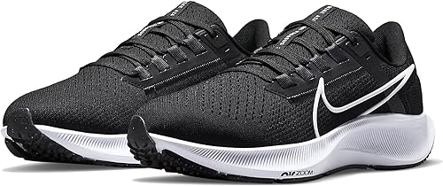 Amazon ナイキ エア ズーム ペガサス 38 W Air Zoom Pegasus 38 ブラック アンスラサイト ボルト ホワイト Cw7358 002 日本国内正規品 スニーカー