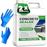 OAIEGSD Penetrating Concrete Sealer, 1 Gallon Water-Based Silane Siloxane | Water-Based Penetrating Sealer for Porous Concrete &amp; Masonry; 100% Breathable, Clear, Ready to Use Indoors or Outdoors.