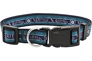 MLB Seattle Mariners Dog Collar, Large