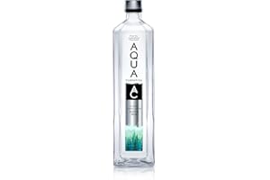 AQUA Carpatica Natural Spring Water with Electrolytes, Artesian Glass Bottled Water, 750 ml / 25.36 oz. (12 Pack)