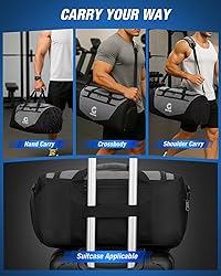 Gonex Gym Duffel Bag with Shoe Compartment Wet