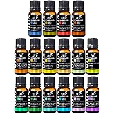 ArtNaturals Aromatherapy Essential Oil Set - 100% Pure of The Highest Therapeutic Grade Quality - Premium Gift Set – Lavender, Peppermint, Tea Tree, Eucalyptus, 0.33 Fl Oz (Pack of 16)