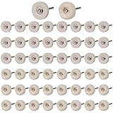 Shineboc 50 PCS 1 Inch Wool Felt Polishing