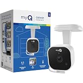 myQ Garage Plug-in Camera Gen 2 &ndash; 2K Smart Wi-Fi Garage Camera with Night Vision, Wide-Angle Lens, 2-Way Audio, Magnetic Base &amp; Motion Alerts, App Control &ndash; Compatible with Your Garage Door Opener