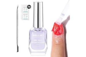 Gellen Gel Nail Polish Remover, Gel Remover for Nails Quickly in 2-5 Minutes, Easy Use No Need to Soak or Wrap, Professional Nail Gel Remover Kit, Gellen Gel Polish Remover Pro