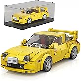 Mould King Initial D RX-7 Model Car Building Blocks with Display Case, 27016 Model Car Kits Speed Champion Building Building Kits for Adults and Kids 8+(329 PCS)