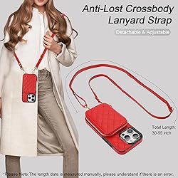 Bocasal Crossbody Wallet Case for iPhone 16