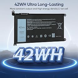 42WH WDX0R Replacement Laptop Battery for Dell