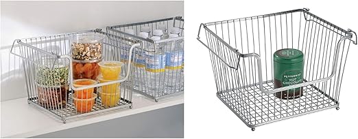 Amazon Com Interdesign York Lyra Kitchen Organizer Basket Large