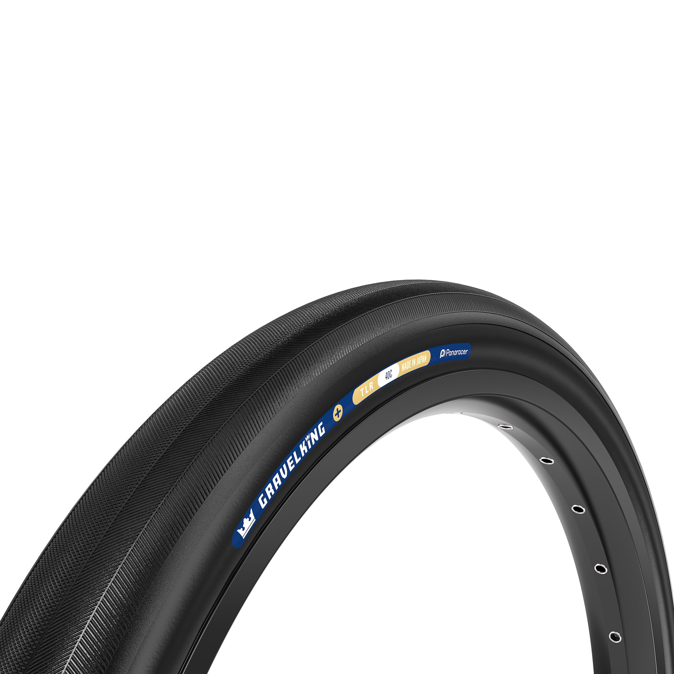 Panaracer Gravelking Slick Plus TLR Tubeless Ready Folding Tyre - ZSG Gravel Compound -Puncture Resistant - Beadlock Technology - 120Tpi TuffTex+ Double Layer Casing - Gravel Cycling Tyre