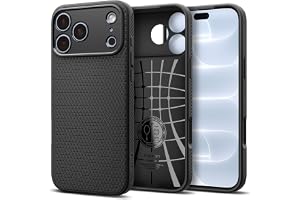 Spigen Liquid Air for iPhone 17 Pro / 18 Pro Case, Matte Black | Non-slip Grip, Camera Control Button Cover, Air Cushion Tech