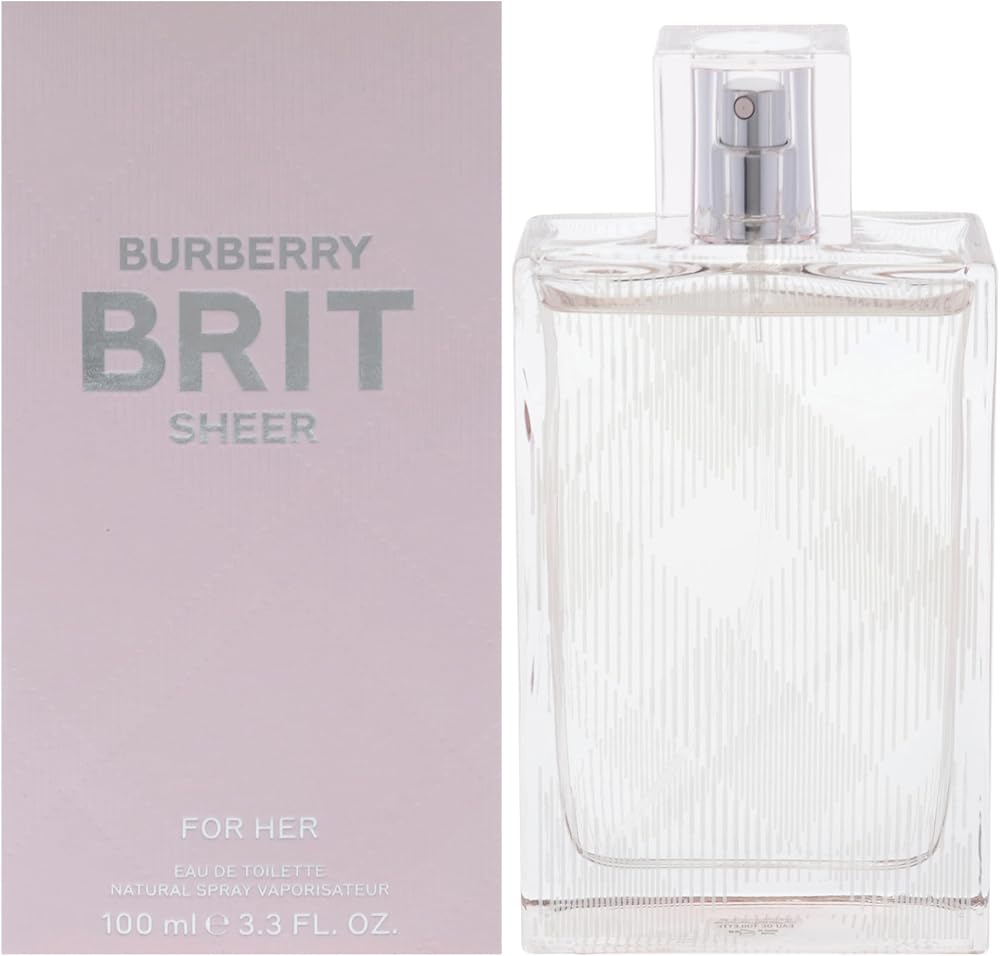 Burberry Brit Sheer Eau de Toilette 100ml Women's Perfume Light Floral Fruity