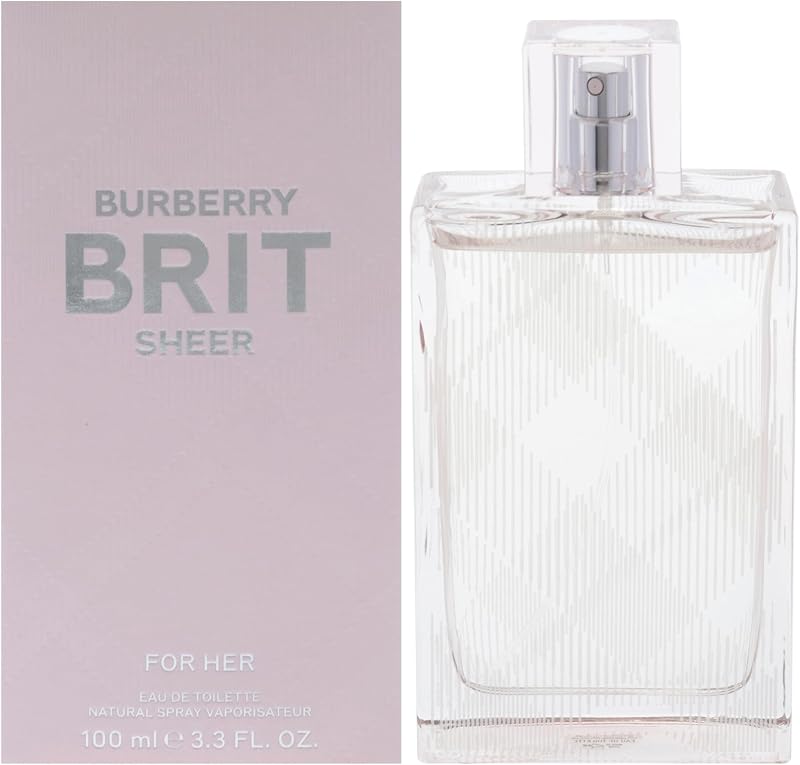 Burberry Brit Sheer Eau de Toilette 100ml Women's Perfume Light Floral Fruity