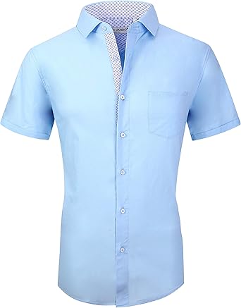 business casual short sleeve dress shirt