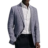 PJ PAUL JONES Mens Casual Business Sport Coat Blazer Two Buttons Slim Fit Lightweight Jacket