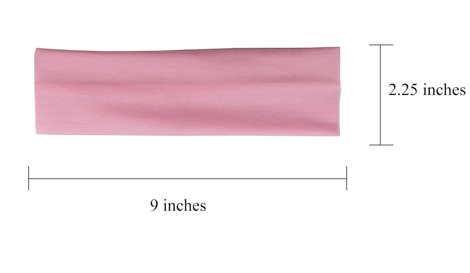Styla Hair 10 Pack Yoga Headbands - Stretchy Cotton Sports Head Band - Variety Colors : Beauty