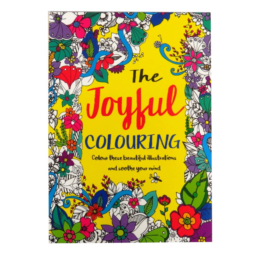 Mind Relaxation Adult Colouring Book, Joyful