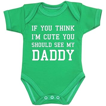 BabyPrem Bodysuit If You Think Im Cute See My Auntie Baby Clothes 0-12 mths