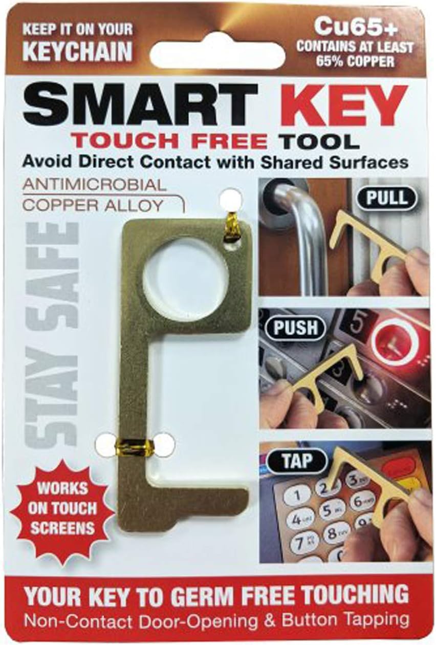 PMS Smart Key Touch Free Door Opener Keychain Health Protection No Touch Tool