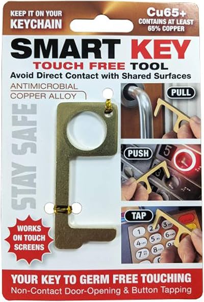 PMS Smart Key Touch Free Door Opener Keychain Health Protection No Touch Tool