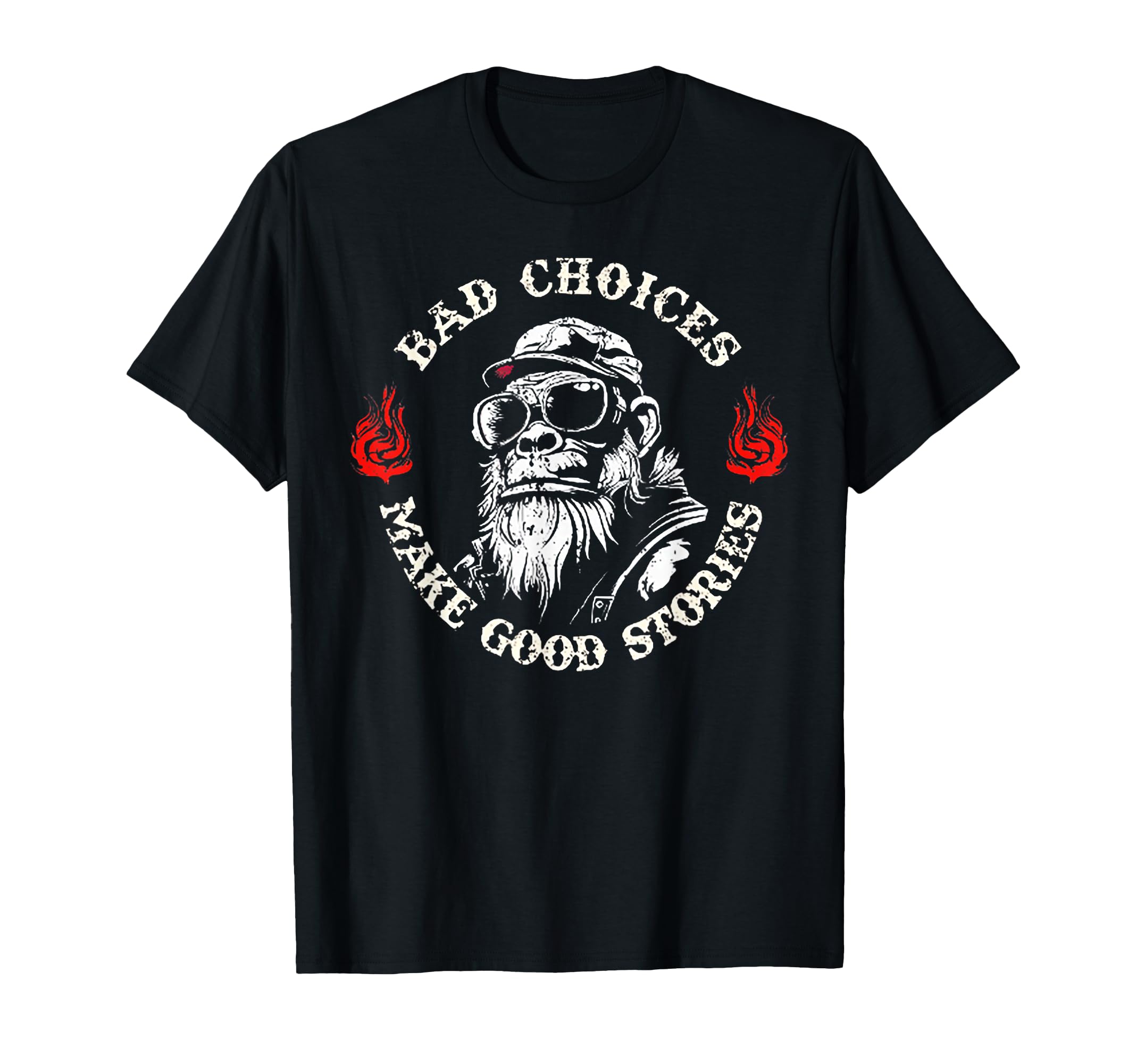 Photo 1 of ** UNKNOWN SIZE*** Monkey Bad Choices Make Good Stories T-Shirt