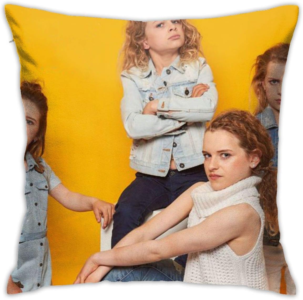 Norris Nuts- Polyester Plush Comfy Animated Square Pillow Case (18x18)