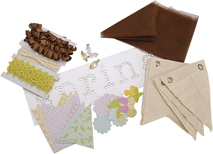 Amazon Com Making Memories Dilly Dally Canvas Banner Kit Spring