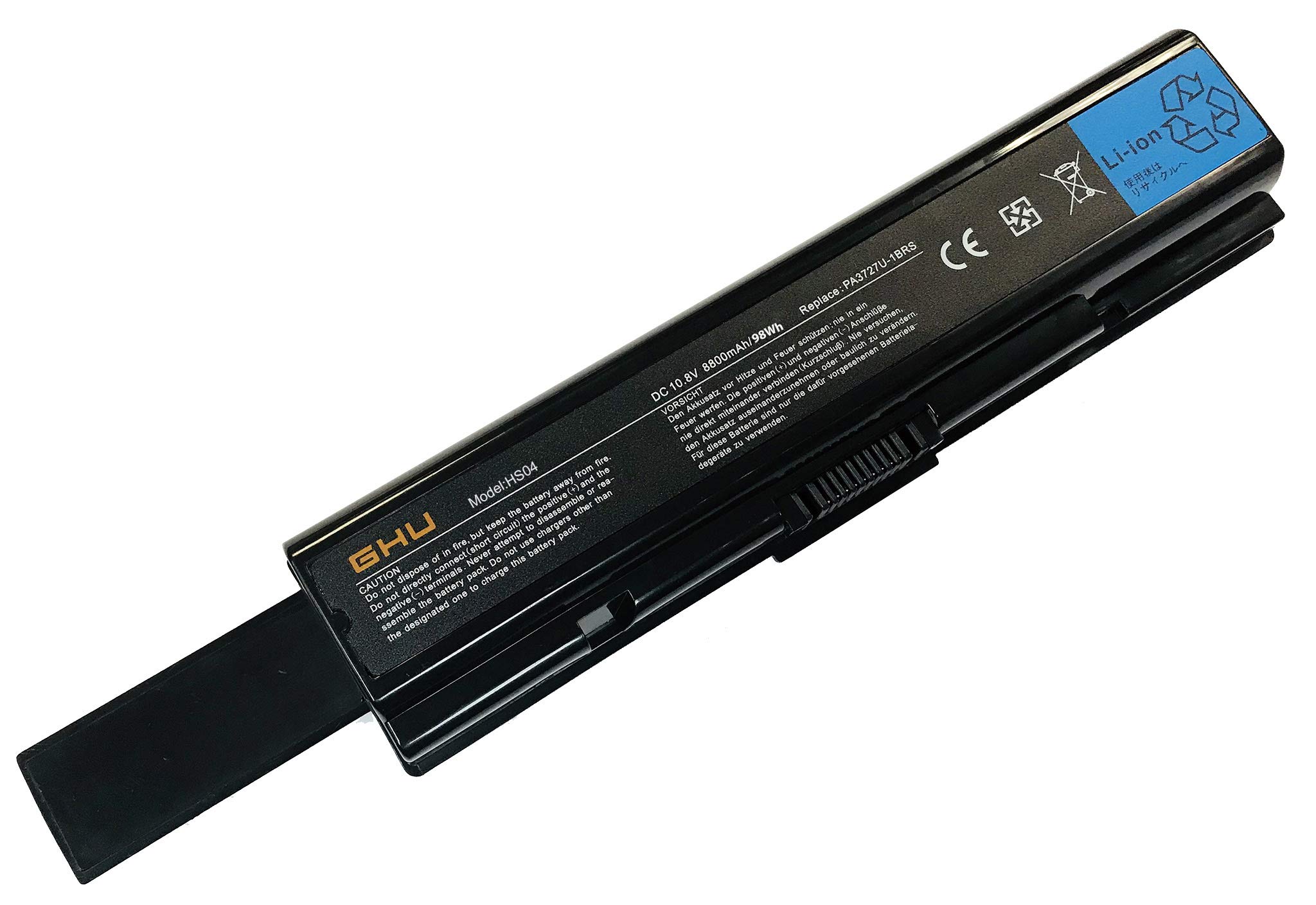 GHU Battery 98 WH PA3727U-1BAS PA3727U-1BRS Compatible for Toshiba Satellite A200 A205 A210 Black