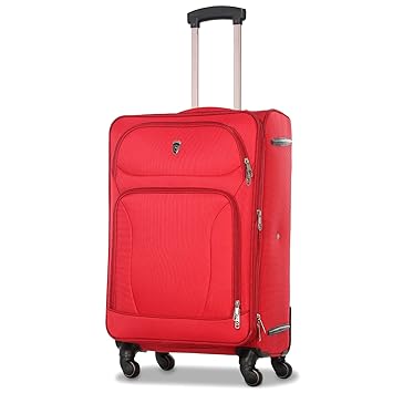NOVEX Polyester Luggage Bags for Travel (Red)