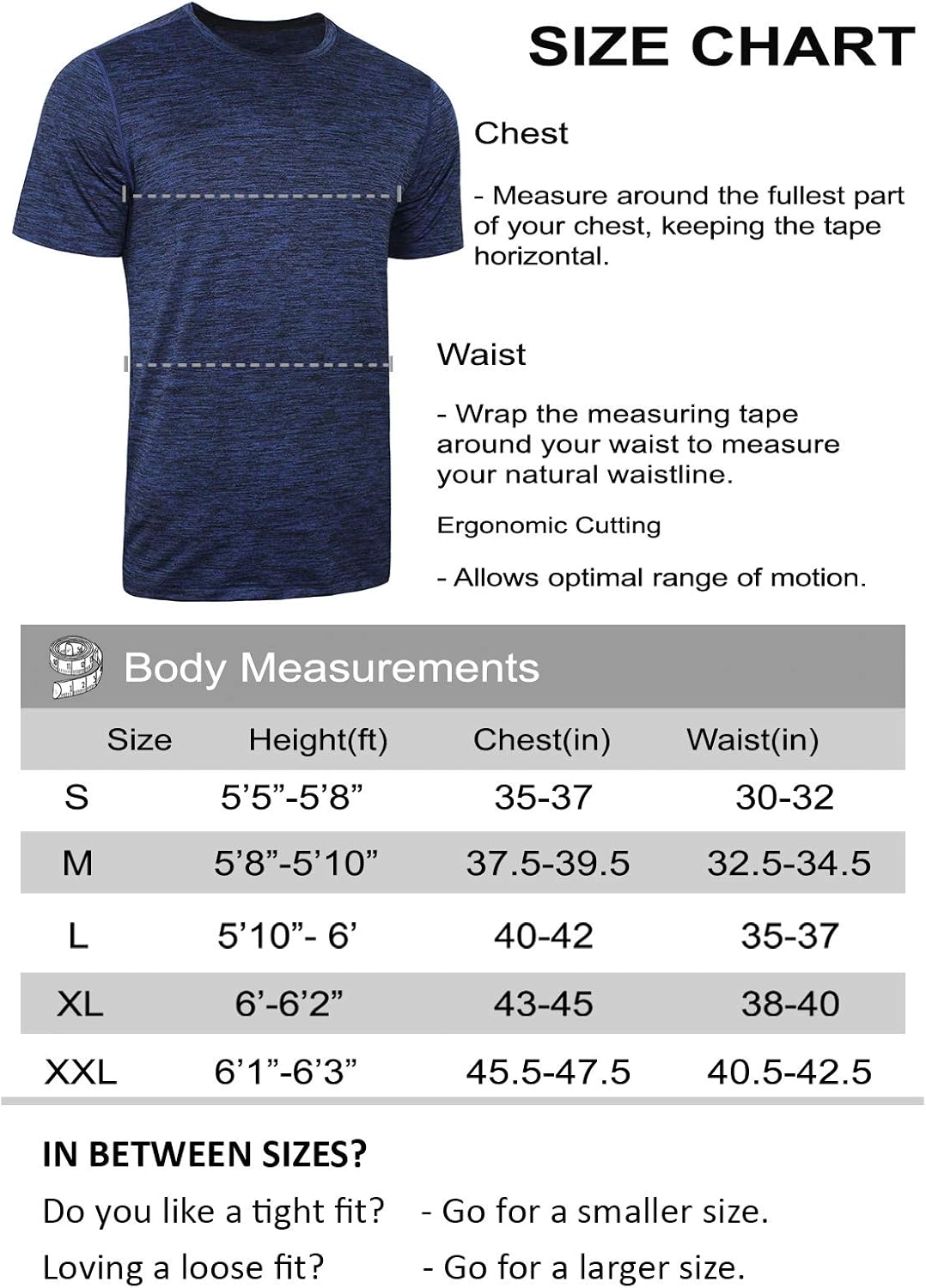 5 Pack Men’s Active Quick Dry Crew Neck T Shirts | Athletic Running Gym Workout Short Sleeve Tee Tops Bulk: Clothing