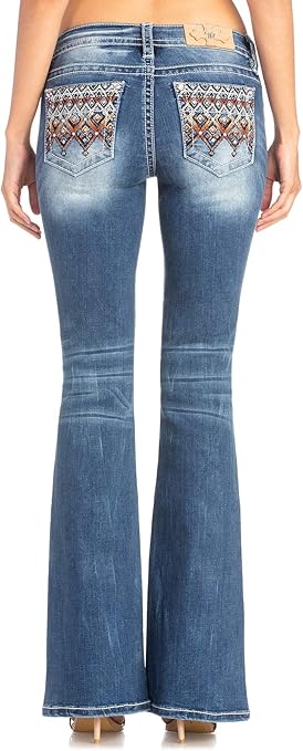 diamond embellished jeans