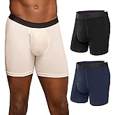 MeUndies – Men’s Boxer Briefs with Fly – 6” Inseam with Breathable and Comfortable Tencel UltraModal Fabric – 3 Pack