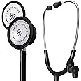 Greater Goods Dual-Head Stethoscope – Clinical Grade, Lightweight, High-Precision Sound, Ideal for Doctors, Nurses, Students, and Medical Professionals, FSA and HSA Eligible (Black)