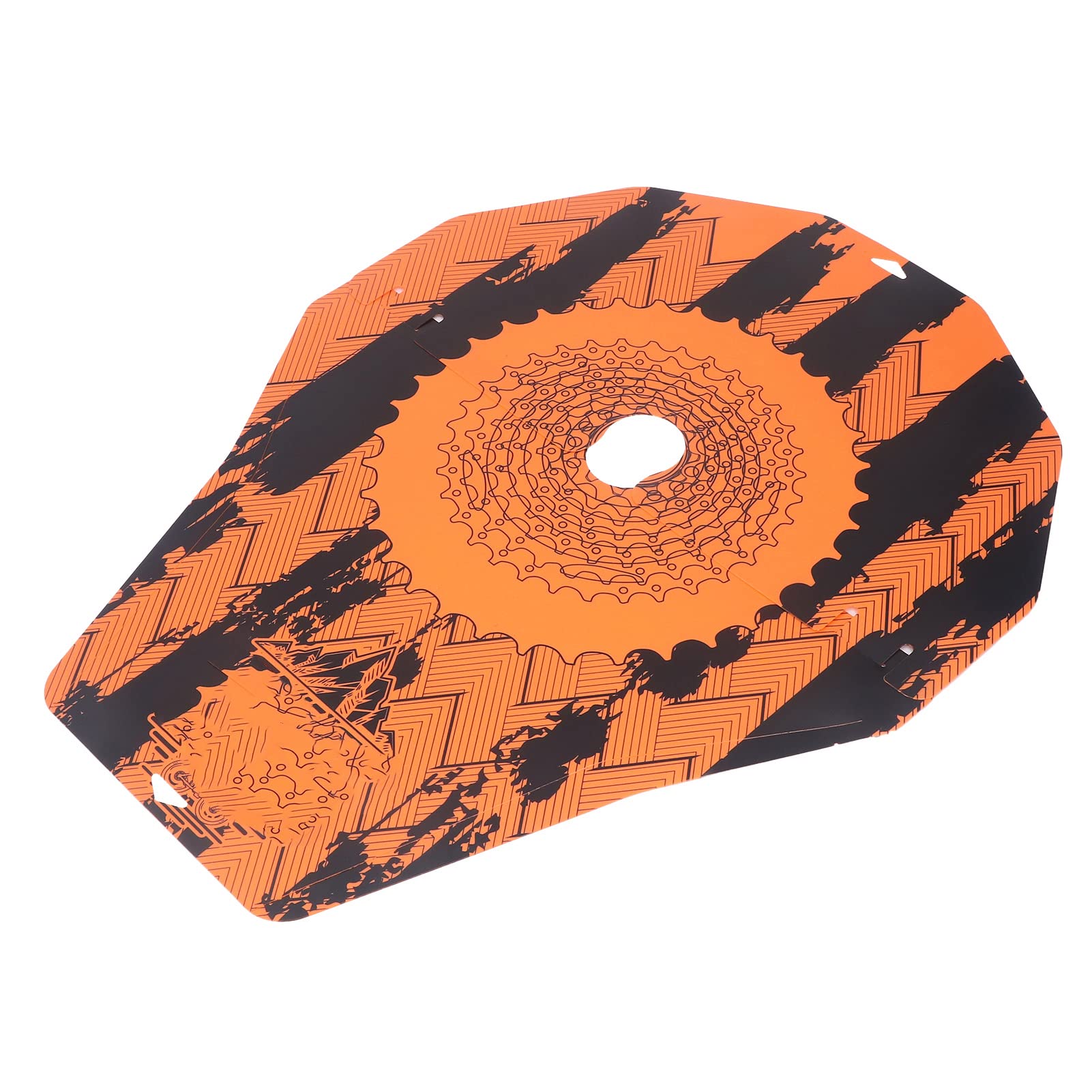 Mountain Bike Wash Cover, Light Mountain Bike Disc Brake Cover 2pcs Wear Resisting Cool Styling Heat Resistant for Mountain Bike (Abstract)