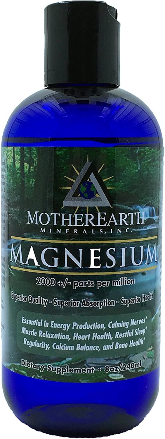 Mother Earth Minerals Angstrom Minerals, Magnesium-8 ozs.: Health & Personal Care