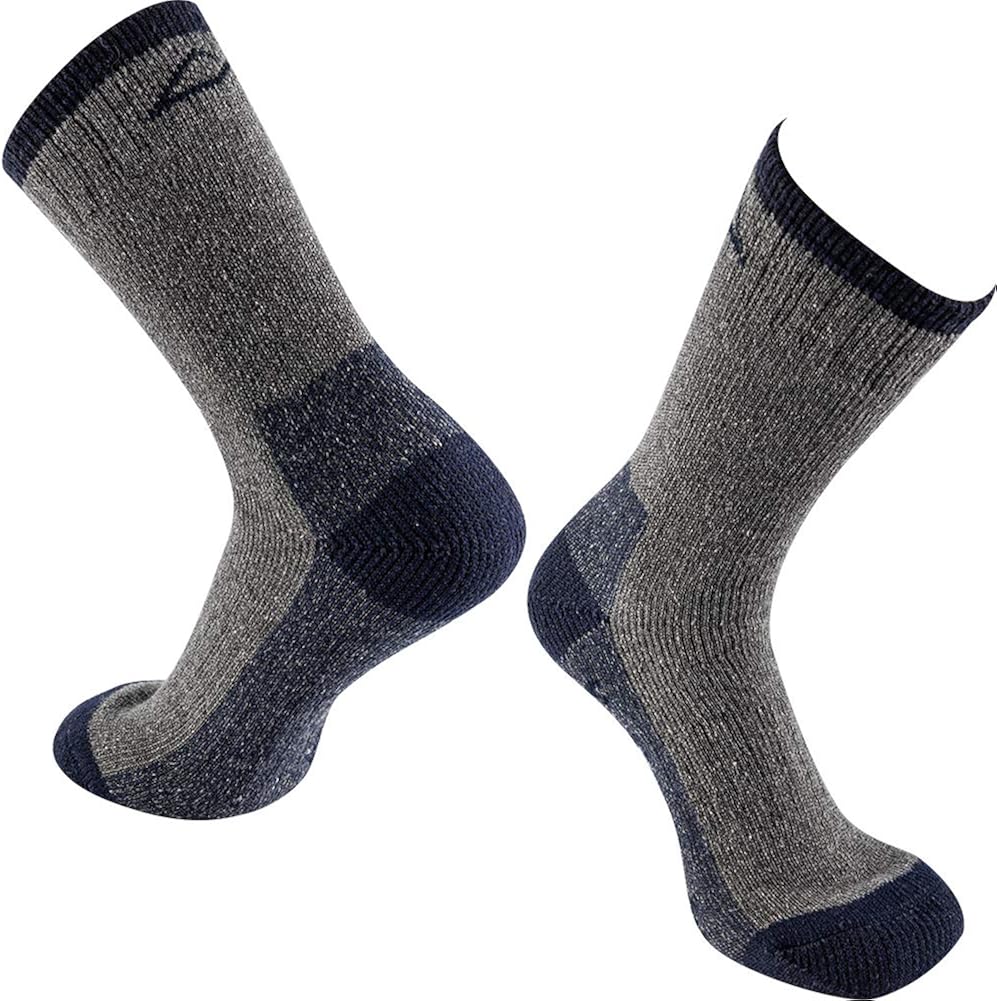 KAVANYISO Men's Thermal Merino Wool Hiking Socks Breathable Athletic Crew Thicken: Clothing