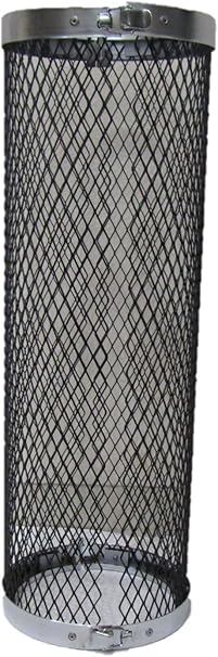 Amazon 鈴文 煙突ガード ラス網ミニ ブラック 暖炉用品 アクセサリ