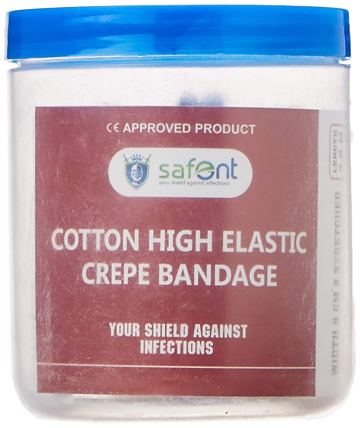 safent Cotton High Elastic Bandage  (Set of 8)